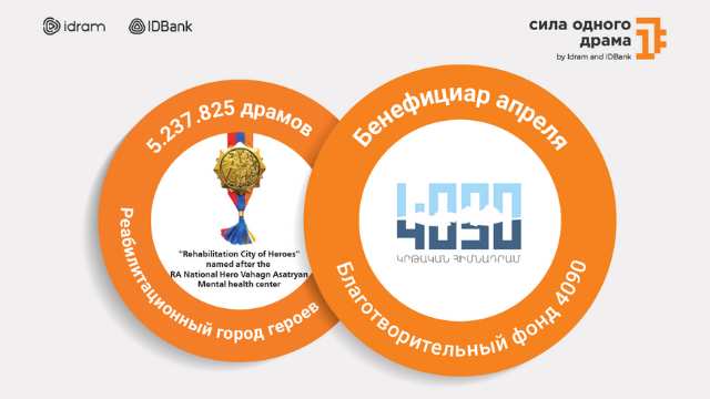 5․237․825 դրամ՝ «Հերոսների վերականգնողական քաղաքին»․ ապրիլի շահառուն «4090» հիմնադրամն է