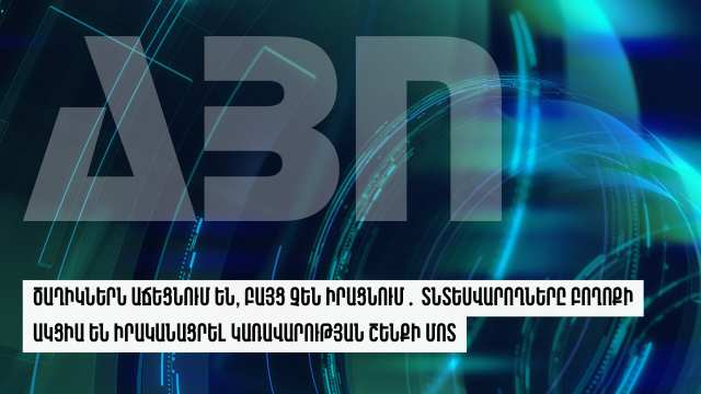 Ծաղիկներն աճեցնում են, բայց չեն իրացնում․ տնտեսվարողները բողոքի ակցիա են իրականացրել կառավարության շենքի մոտ