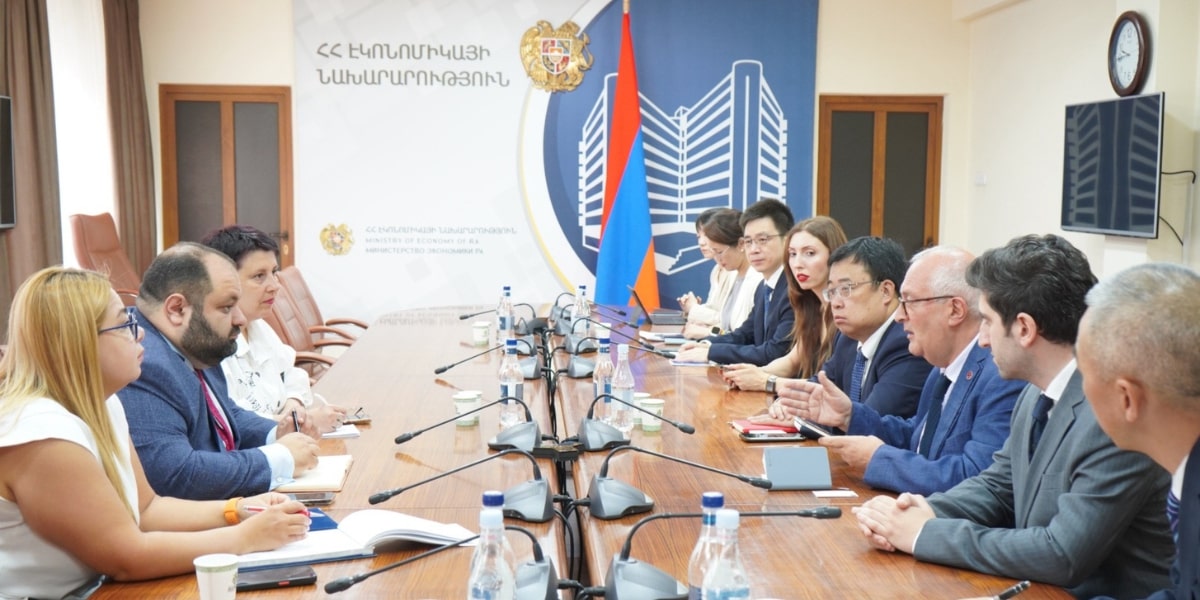 ՀՀ էկոնոմիկայի նախարարությունը հյուրընկալել է Շանհայի բիզնես կառույցների ղեկավարներին