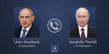 Փաշինյանը Պուտինին է ներկայացրել Վաշինգտոնում տեղի ունեցած բանակցությունների արդյունքները