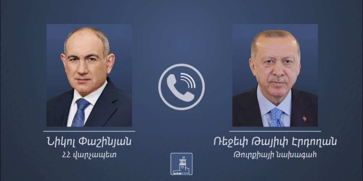 Փաշինյանն ու Էրդողանը հեռախոսազրույց են ունեցել․ Հայաստանի և Ադրբեջանի միջև խաղաղության հաստատումը տարածաշրջանային նոր որակի համագործակցություն հաստատելու հնարավորություն է ստեղծում