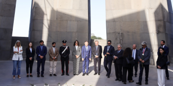 Իտալիայից ժամանած պատվիրակությունը այցելել է Հայոց ցեղասպանության հուշահամալիր