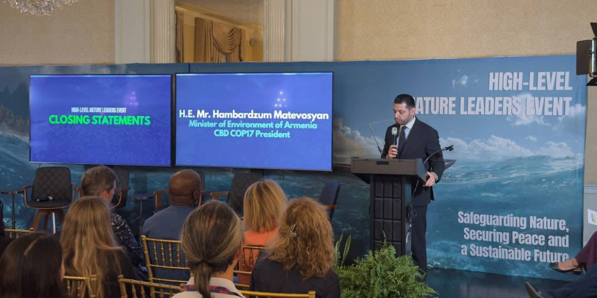 ՇՄ նախարարը Նյու Յորքում մասնակցել է «30x30 – Բնության պաշտպանությունը՝ խաղաղության և կայուն ապագայի երաշխիք» միջոցառմանը