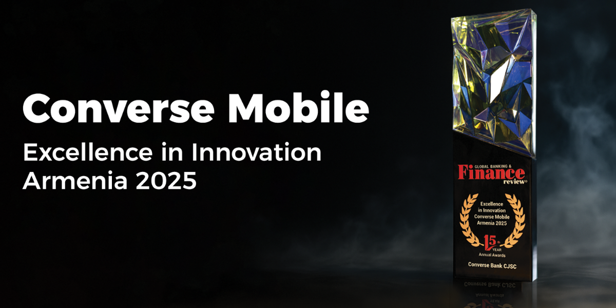 Կոնվերս Բանկը «Excellence in Innovation, Armenia» մրցանակակիրն է