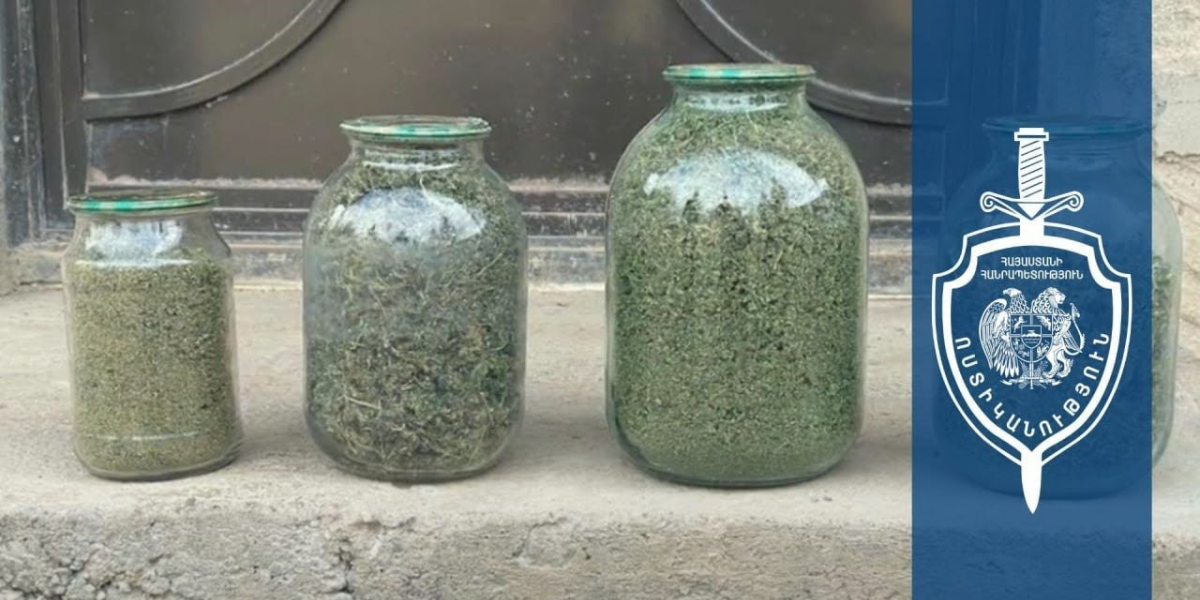 Հայտնաբերվել է 3,5 կիլոգրամից ավելի մարիխուանա. Արմավիրի քրեական ոստիկանների բացահայտումը