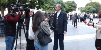 Բեռնատարների վարորդների բողոքի ակցիան կառավարության դիմաց