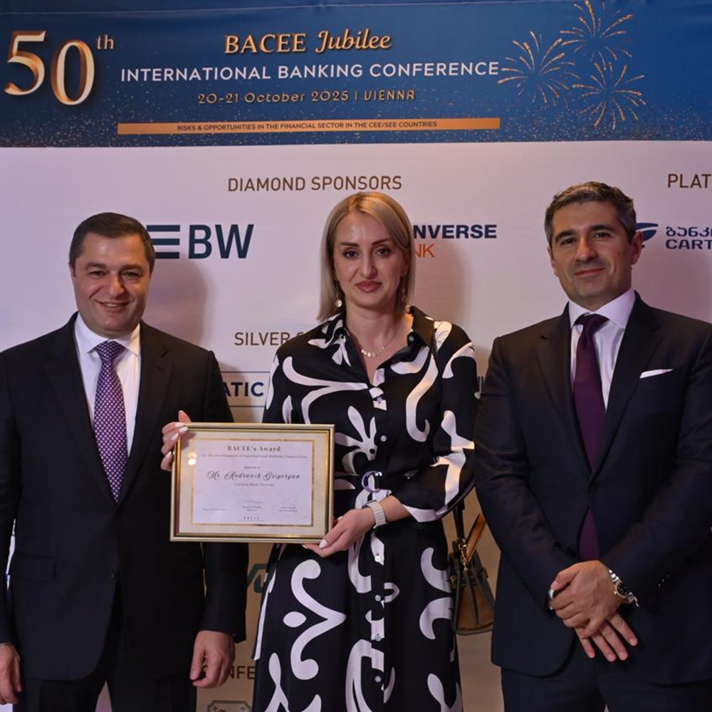 Կոնվերս Բանկը BACEE’s Award for International Banking Co-operation մրցանակակիրն է