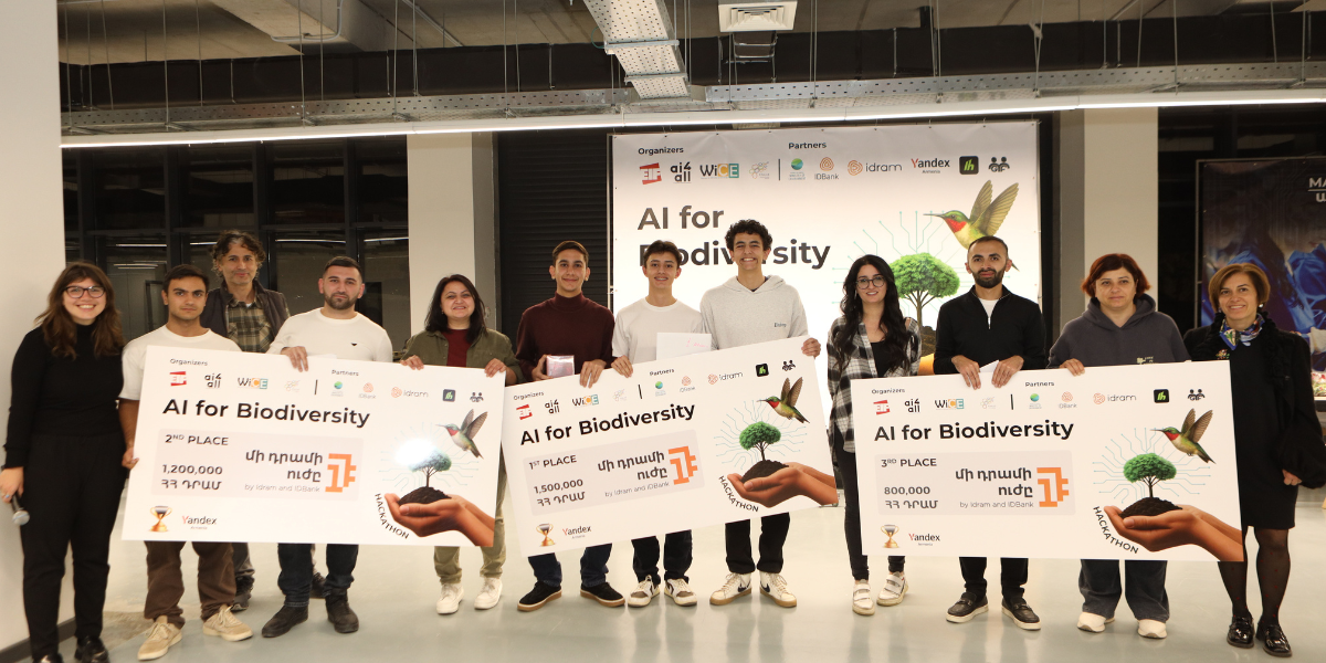 «Մի դրամի ուժը»` AI4Biodiversity: AI Solutions for Nature ազգային հեքըթոնի գլխավոր աջակից