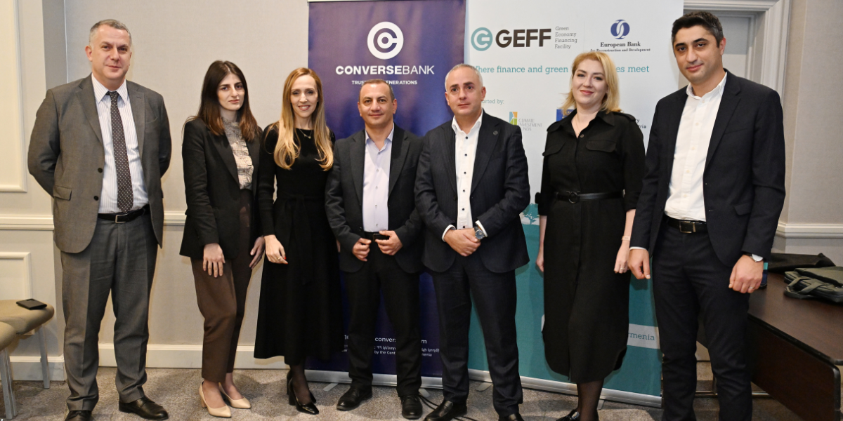 Կոնվերս Բանկի հաճախորդներին ներկայացվել է ՎԶԵԲ-ի կանաչ ֆինանսավորման GEFF ծրագիրը