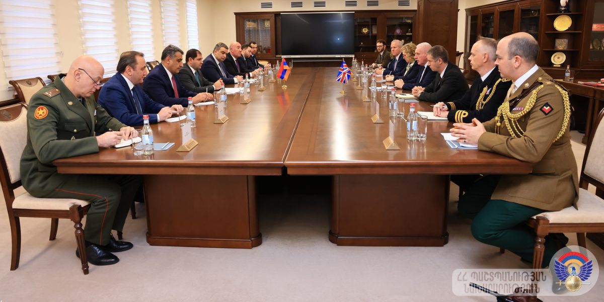 ՊՆ-ում քննարկվել է Հայաստան-Միացյալ Թագավորություն պաշտպանական համագործակցությունը