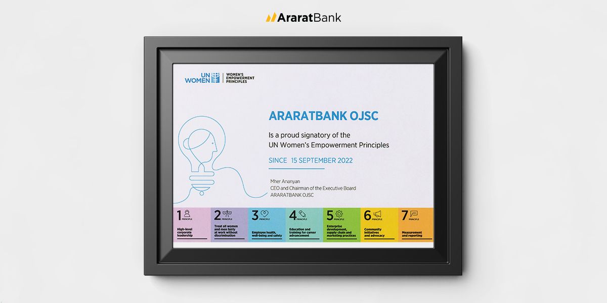 AraratBank Participates in “Women’s Empowerment Principles in Armenia” Conference 