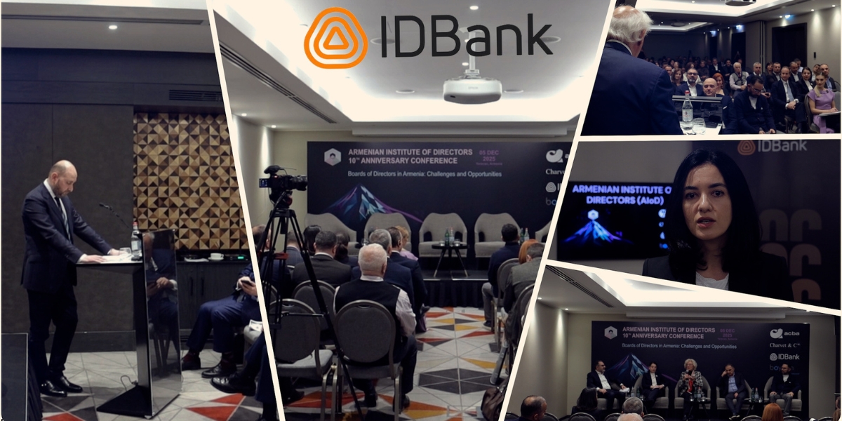 IDBank принял участие в конференции, посвящённой 10-летию Армянского института директоров