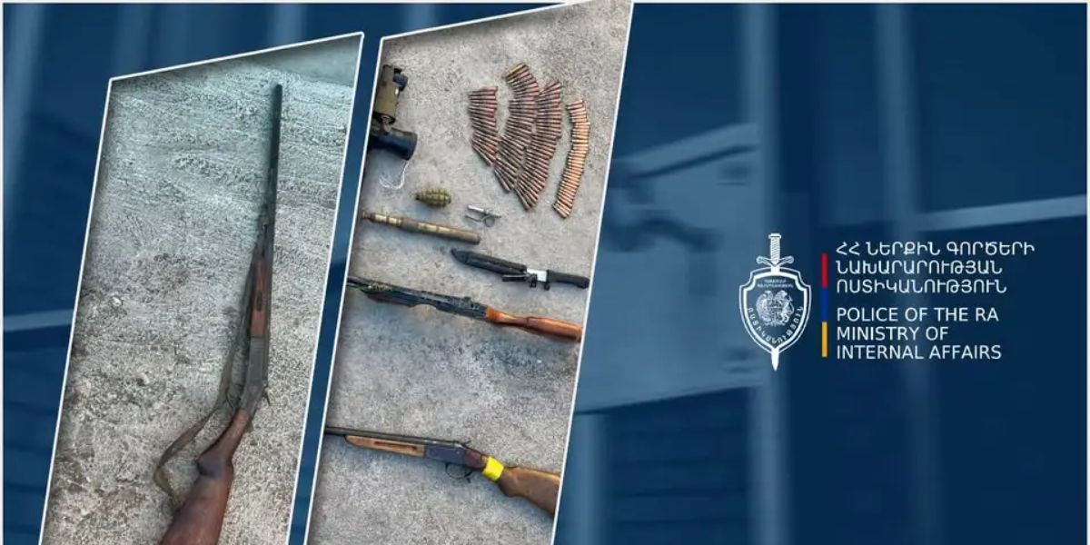 Արմավիրի համայնքային ոստիկանները առգրավել են ապօրինի զենք-զինամթերք