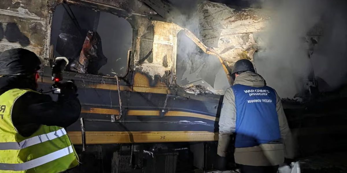 Ուկրաինայի հյուսիս-արևելքում ԱԹՍ հարվածի հետևանքով վնասվել է ուղևորատար գնացք, կա 5 զոհ