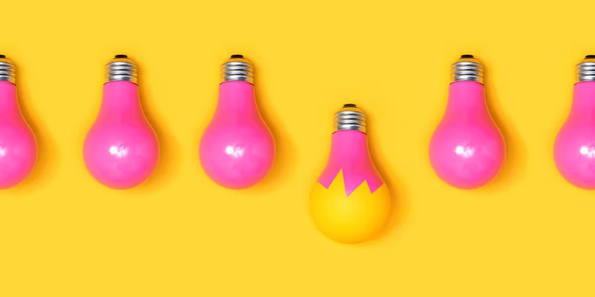 Innovation begins where imitation ends. The moment of stepping beyond standard thinking