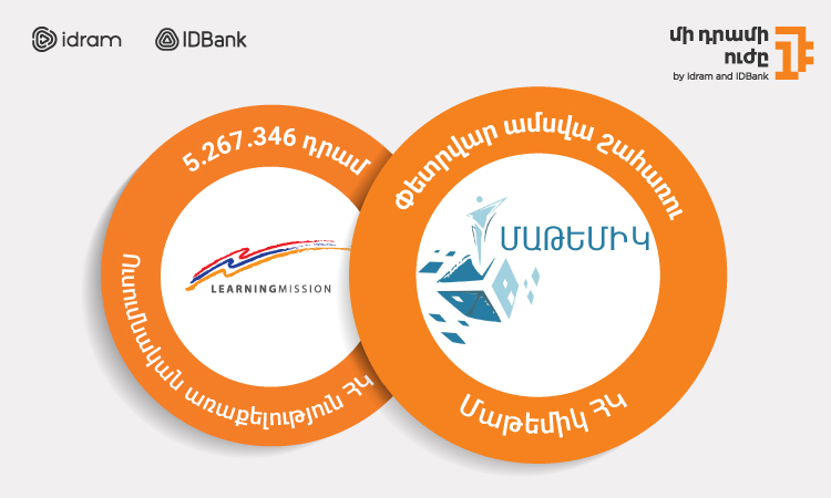 Մի դրամի ուժը՝ Մաթեմիկ հասարակական կազմակերպությանը