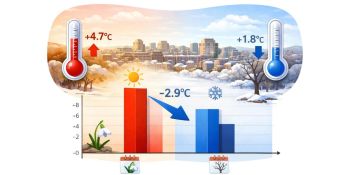 Երևանի օդի ջերմաստիճանի առանձնահատկությունները 2026թ. փետրվար-մարտին․ հետաքրքիր պատկեր