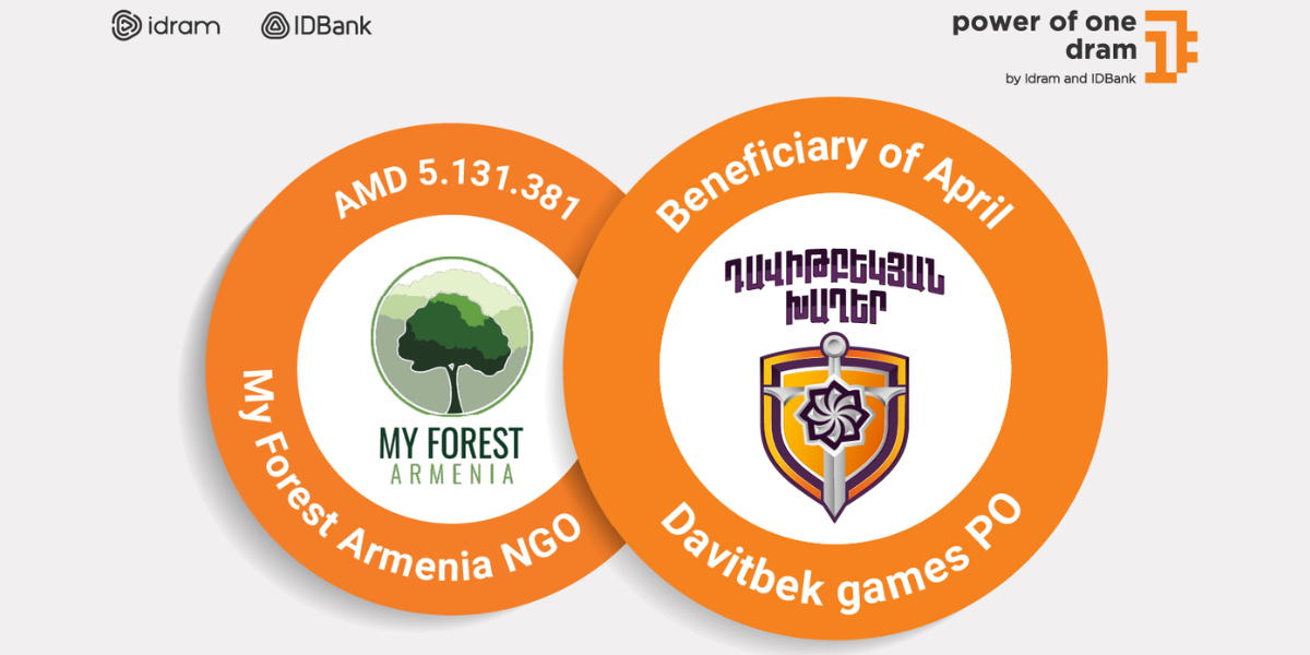 The Power of One Dram April Beneficiary: Davitbek Games NGO