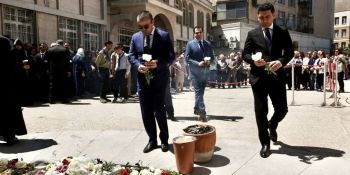 Իրանում ՀՀ դեսպանը ծաղիկներ է խոնարհել Ցեղասպանության զոհերի հիշատակին նվիրված հուշարձանին