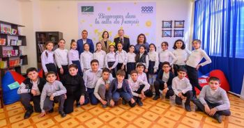 Գորիսում երեխաները ֆրանսերեն կուսումնասիրեն նոր դասասենյակում