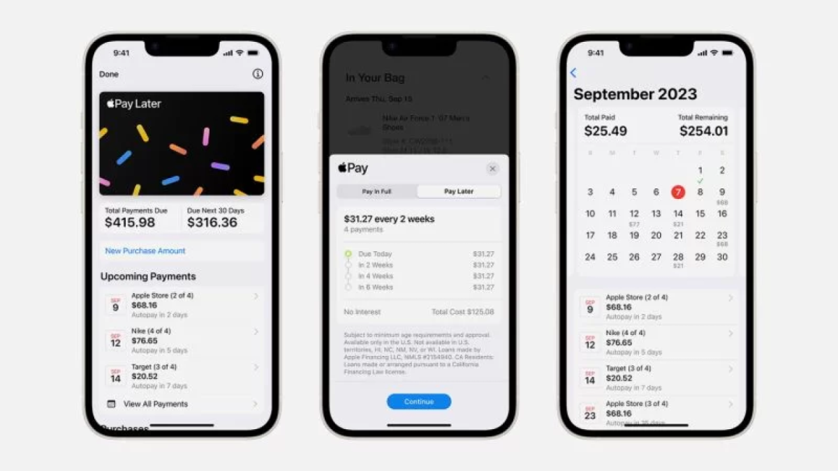 Apple-ը թողարկում է Apple Pay Later-ը