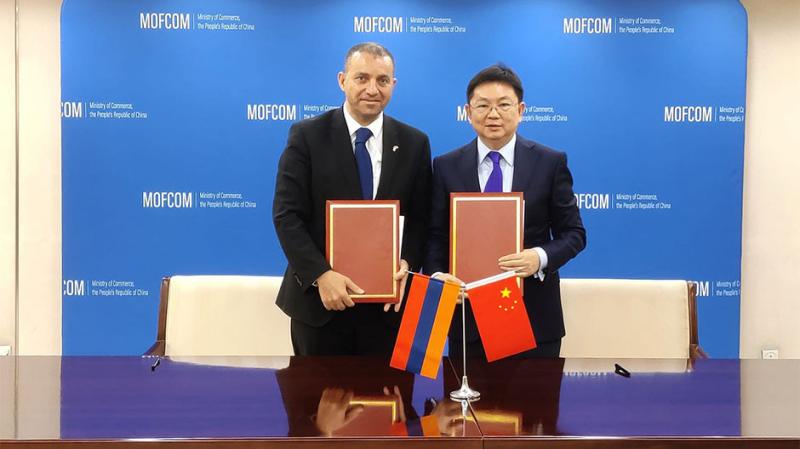 Հայաստանի եւ Չինաստանի միջեւ ապրանքաշրջանառությունը 2022-ին աճել է 39,4%-ով