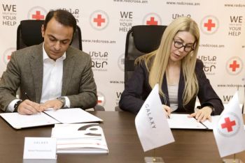 Հայկական Կարմիր խաչի և «Գալաքսի» ընկերությունների խմբի համագործակցության շրջանակում Արցախցի 5000 ընտանիքների 100 տոննա հումանիտար օգնություն կտրամադրվի