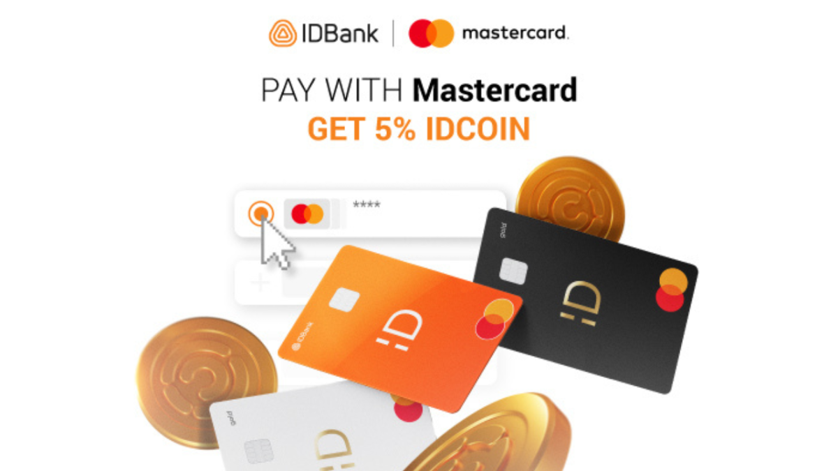 Վճարի՛ր IDBank-ի Mastercard-ով և ստացի՛ր 5% idcoin